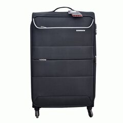 Чемодан Redmond тканевый облегченный средний Черный 68x43x27+3 см