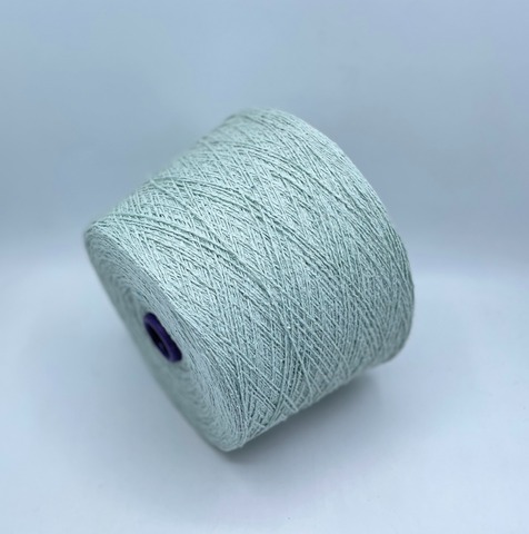 Filati Venezia (пр.Италия),art-Seta Bourette, 2/90 450/100гр, 100% Буретный шелк, цвет-Мятный, арт-36673