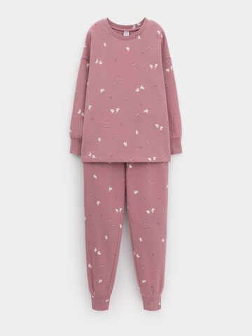 пижама  для девочки  К 1587/морозная вишня,зайки на поляне