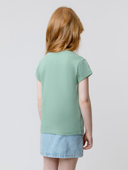 фуфайка  для девочки  КП 302763/пыльная мята