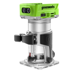 Фрезер аккумуляторный Greenworks G24RO 24V, без АКБ и ЗУ