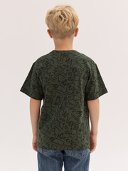 220012C-36 Футболка для мальчика, Хаки