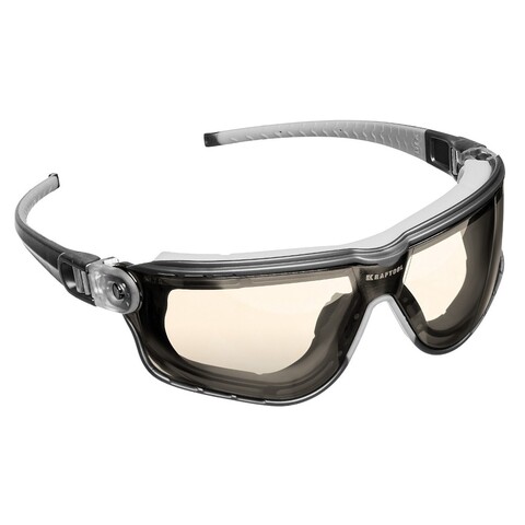 KRAFTOOL ORION, открытого типа, прозрачные, стекло с антибликовым покрытием, защитные очки с непрямой вентиляцией (110305)