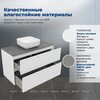 Aquanet 336551 Тумба Бруклин 102 2 ящ. цв. белый глянец (336551)