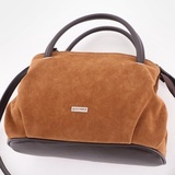 Сумка Саломея 278 эко-замша миндаль