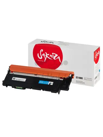 Картридж Sakura CLTC406S для Samsung, голубой, 1000 к.