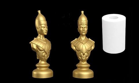 Силиконовый молд Шахматная фигура № 1 Слон Египет (малая)