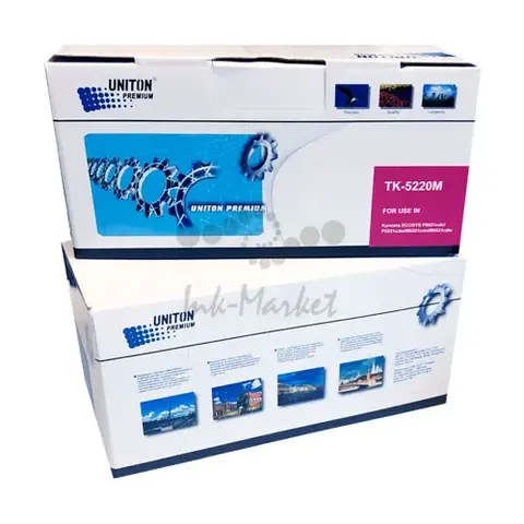 Совместимый тонер-картридж UNITON Premium TK-5220M для KYOCERA ECOSYS P5021/M5521 кр (1,2K) GREEN LINE (Eco Protected)