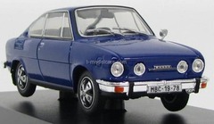 Skoda 110R Coupe 1978 Sapphire blue Abrex 1:43