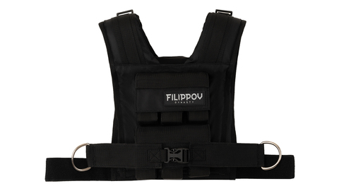 Жилет-утяжелитель Hard Training Filippov 13кг (черный), черный
