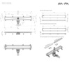 Am.Pm W01SC-U11-080-04SB MasterFlow Трап для душа линейный универс затвор Tile 80см цвет сталь мат