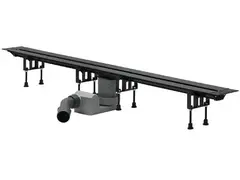 Viega 686277 Advantix Vario душевой лоток (пластик), универсальные габариты 300-1200мм, с заглушками, опорами, сифоном, модель 4965.10 фото