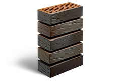 Кирпич керамический Флеш Графит Антик