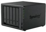 Synology DS1525+ Сетевое хранилище 5x2.5"/3.5" SATA, Ryzen R1600-2.6GHz, 8GB DDR4, 4x1 Гбит/с, 2xUSB