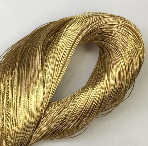 Металлизированные нити для вышивки Gold, 0,25 мм