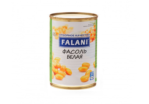 Фасоль белая Falani, 425г