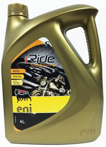Моторное масло полусинтетическое ENI I-Ride 15w-50 4 л.