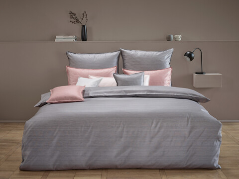 Постельное белье 1.5 спальное Curt Bauer Bente 9033 sky голубое