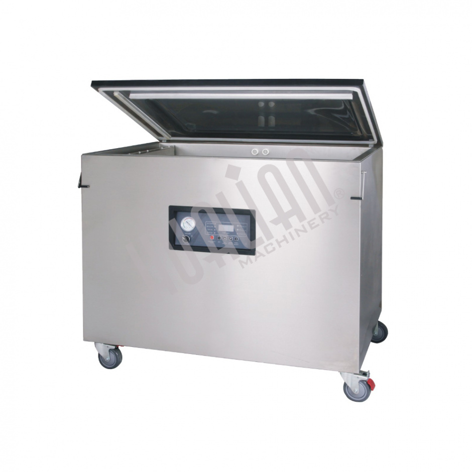 Напольный вакуумный упаковщик DZQ-1000/2L (нерж., газ) Hualian Machinery