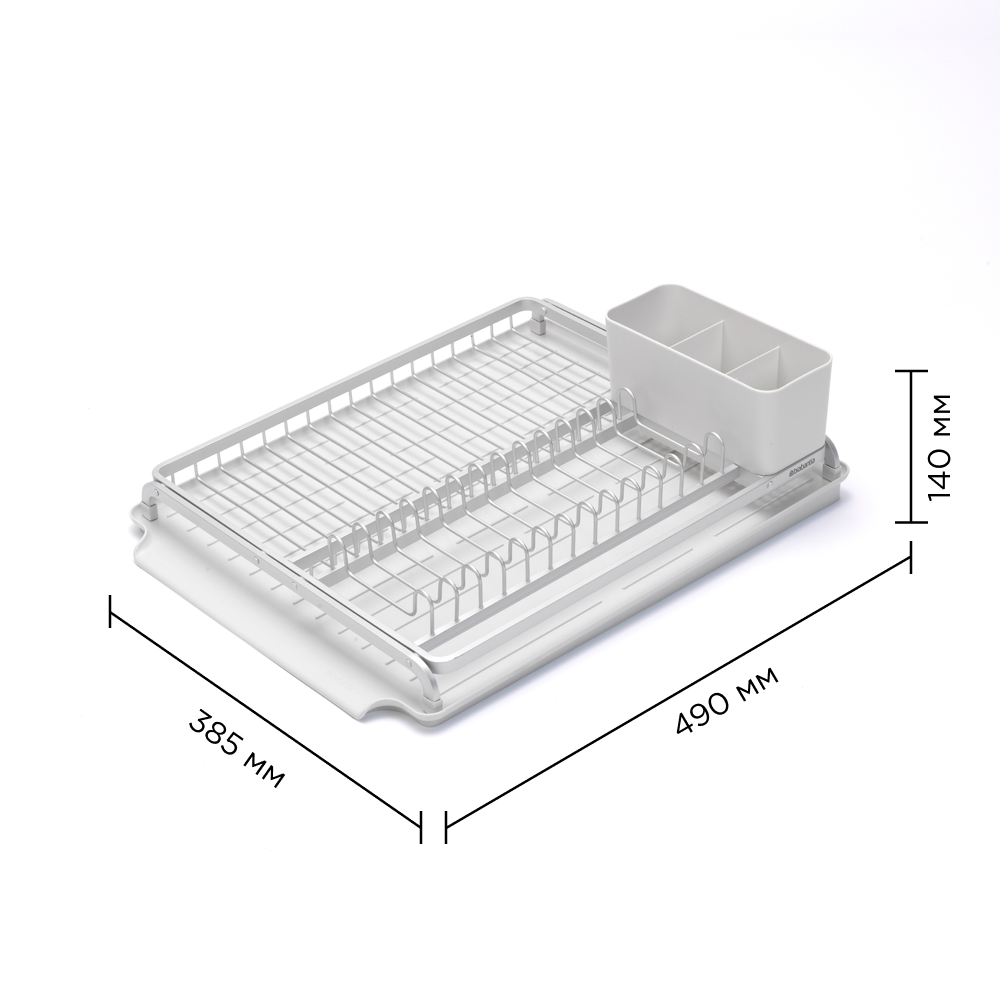 Сушилка для посуды, Светло-серый, арт. 117428 - фото 6