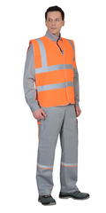 Жилет сигнальный "Универсал 400" G оранжевый (тк. "Габарит")