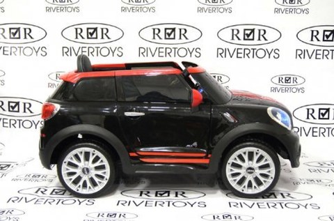 Электромобиль Rivertoys Mini Cooper (JJ2258) черный