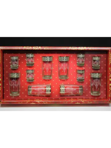 Набор 12 предметов стакан и стопка