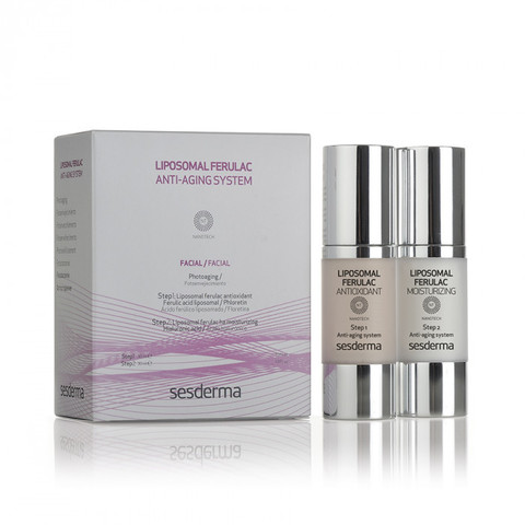 SESDERMA FERULAC Liposomal anti-aging system – Система антивозрастная липосомальная, 30 мл + 30 мл