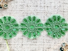 Тесьма термоцветы, ш. 6 см.