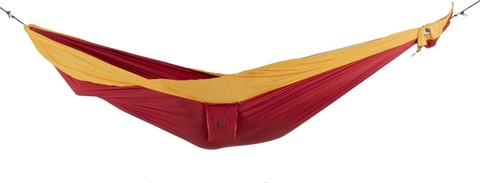 Картинка гамак туристический Ticket to the Moon king size hammock Burgundy/Dark Yellow - 4