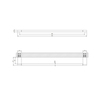 Gessi Origini 66504#149 Полотенцедержатель 60, цвет finox