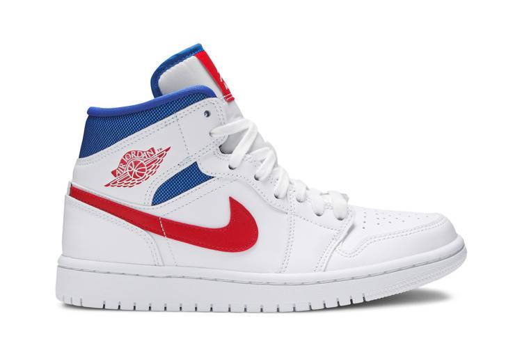 Jordan Air Jordan 1 Mid University Red Hyper Sneakers