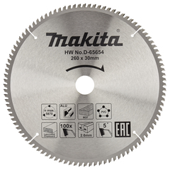 Пильный диск универсальный 260 мм Makita D-65654