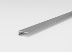 Антиплинтус алюминиевый Апл 01.2700.01л. Серебро матовое 16х6,1х2700мм