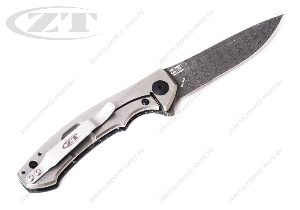 Нож Zero Tolerance 0450MMC Sinkevich Damascus - фотография 