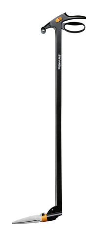 Ножницы для травы Fiskars Servo-System GS46 черный/оранжевый (1000590)