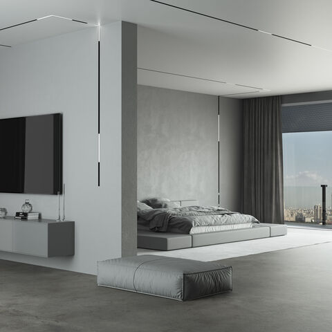 Магнитный трековый светильник Elektrostandard Slim Magnetic 85077/01 черный