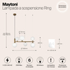 Подвесной светильник Maytoni Ring MOD013PL-06BS1