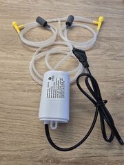 Компрессор-аэратор для гидропоники с набором для двух лотков