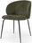 Стул Minna из зеленого бархата на стальных ножках с черной отделкой La Forma Испания 