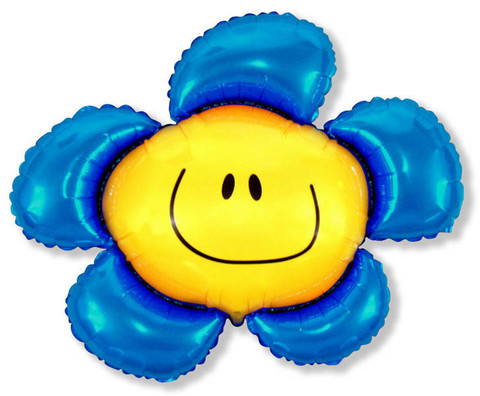 F Фигура, Цветочек (солнечная улыбка) синий, 41