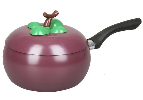 Соусник 18 см баклажан + крышка SL1824 Vegetto