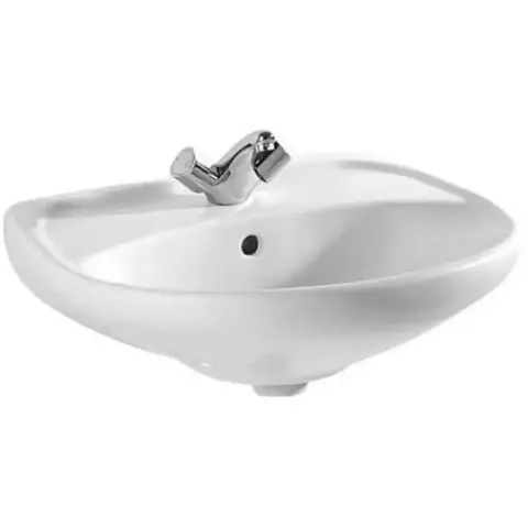 Jika 8.1427.4.000.104.5 LYRA  EUROLINE раковина мини 650x520, 1 отверстие под смеситель