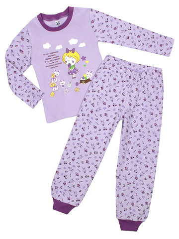 201447/2-2 пижама для девочек, сиреневая