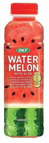 Фруктовый освежающий напиток арбуз и алоэ Watermelon with Aloe 500 мл