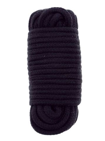 Черная веревка для связывания BONDX LOVE ROPE - 10 м. - Dream Toys BondX 20862