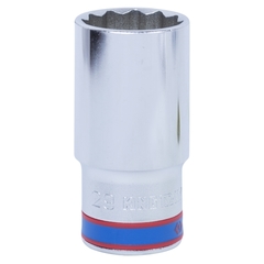 KING TONY (423029M) Головка торцевая глубокая двенадцатигранная 1/2", 29 мм