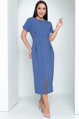 Платье Виктория Хит (джинс) Diolche