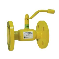 Кран стальной шаровой цельносварной Broen 11с31п, DN-40 PN-40, длина-мм, стандартнопроходной, фланцевый с ручкой