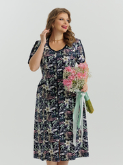 1354В Халат на молнии